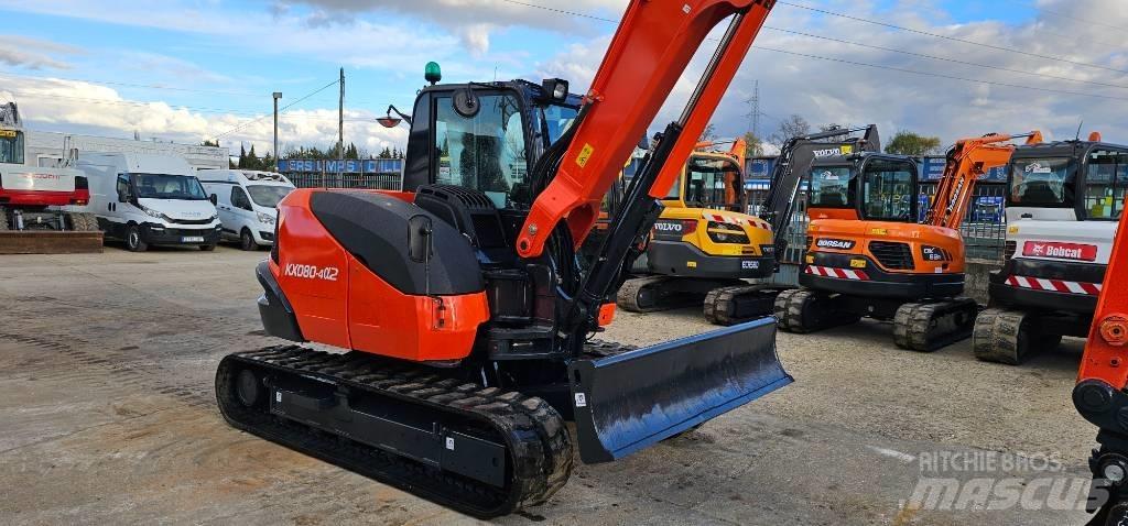 Kubota KX 080-4 Средни екскаватори 7т - 12т