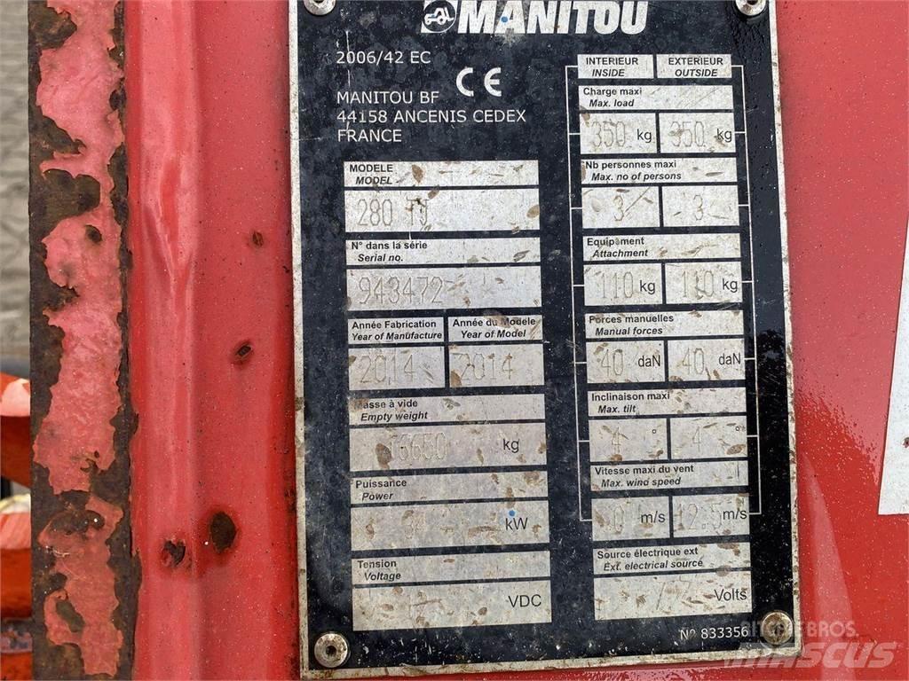 Manitou 280TJ Съчленени стрелови подемници