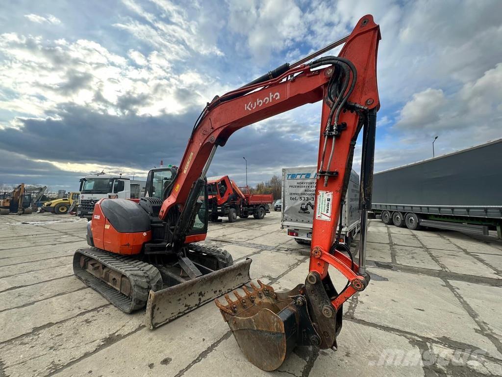 Kubota KX-080-4 Мини екскаватори < 7 т