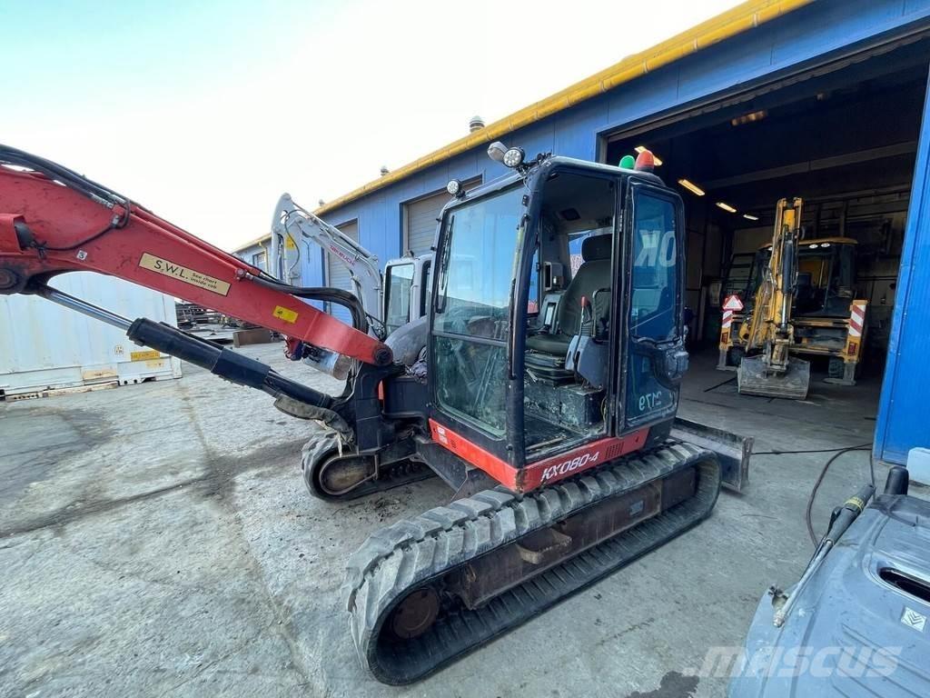 Kubota KX-080-4 Мини екскаватори < 7 т