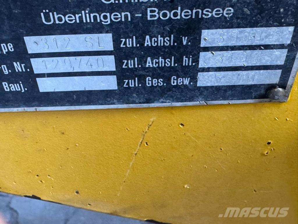 Kramer-allrad 312 SL Колесни товарачи