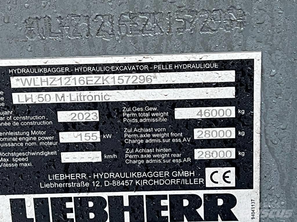 Liebherr LH50 M Оператори на отпадъци/индустрия

