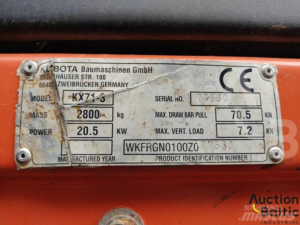Kubota KX 71-3 Мини екскаватори < 7 т