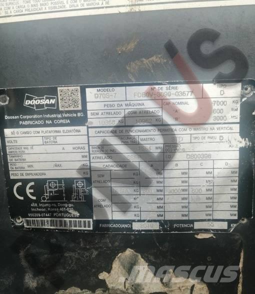 Doosan D 70 S-7 Дизелови камиони