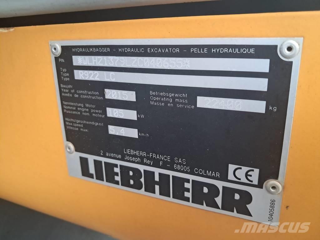 Liebherr R 922 LC Верижен екскаватор
