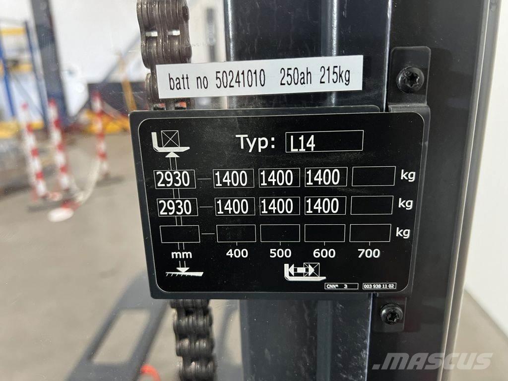 Linde L14 Колички високоповдигачи с теглич