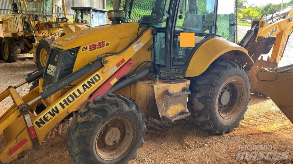 New Holland B 95 B Товарач със заден ексватор