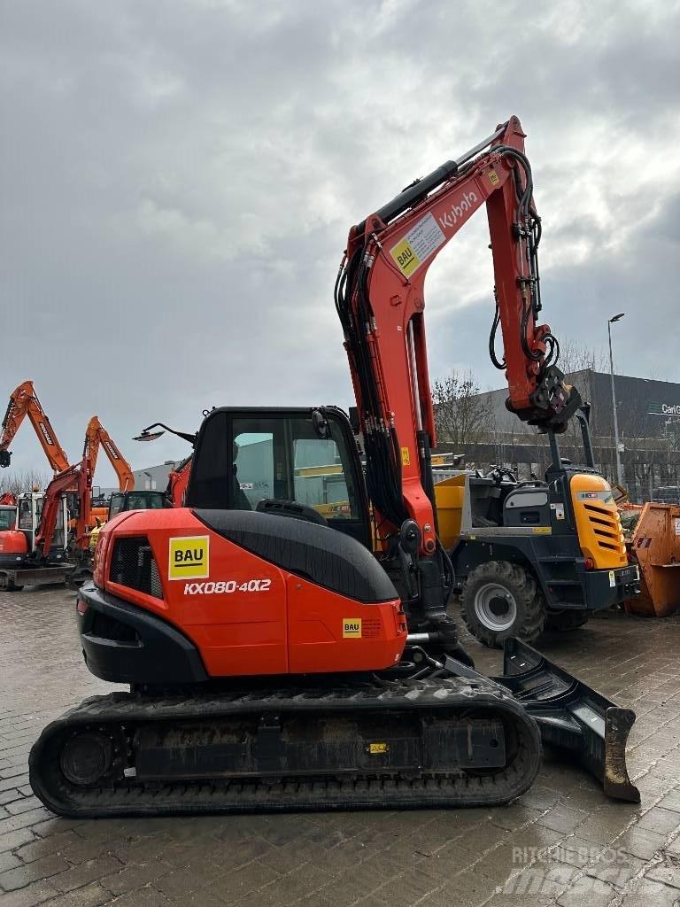 Kubota KX 080-4 Средни екскаватори 7т - 12т