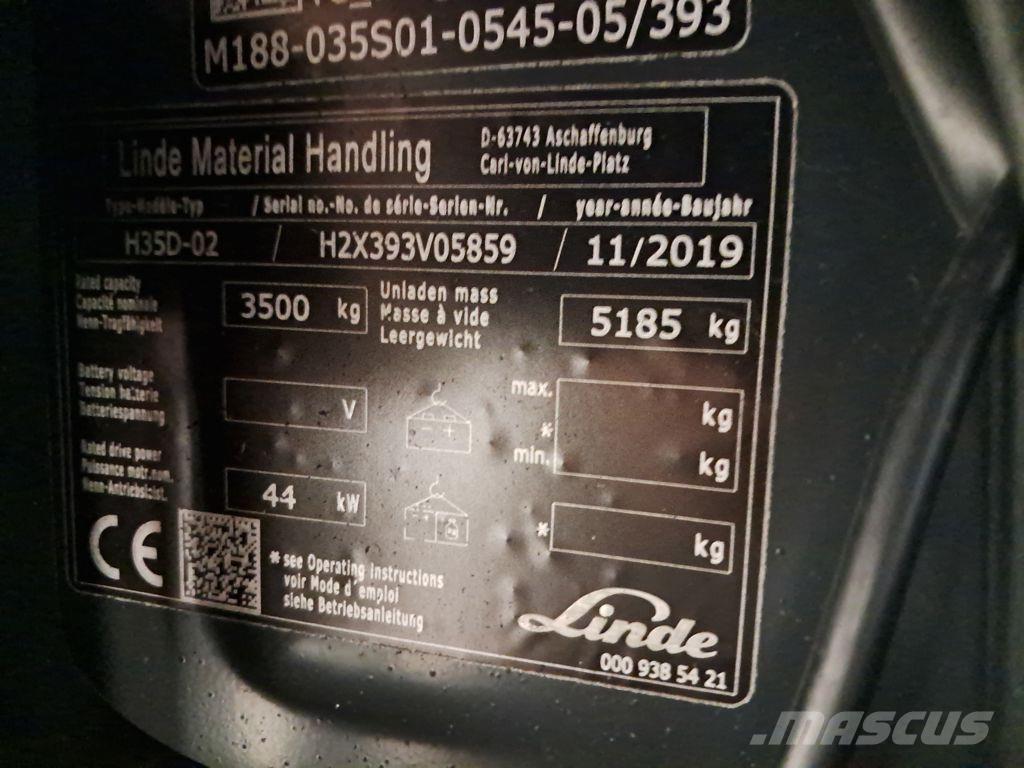 Linde H35D-02 Дизелови камиони