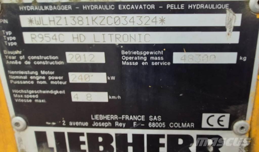 Liebherr r954c Верижен екскаватор