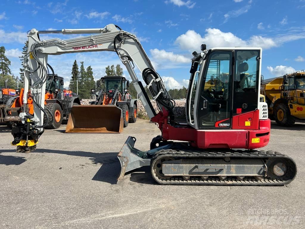 Takeuchi TB280FR Средни екскаватори 7т - 12т