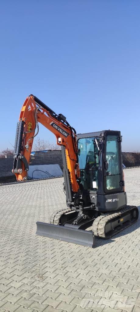 Develon DX 27 Z-7 Мини екскаватори < 7 т