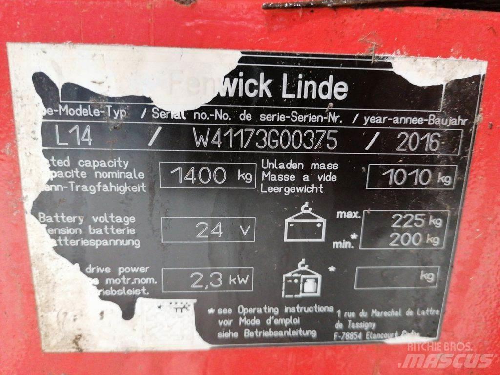 Linde L14 Колички високоповдигачи с теглич