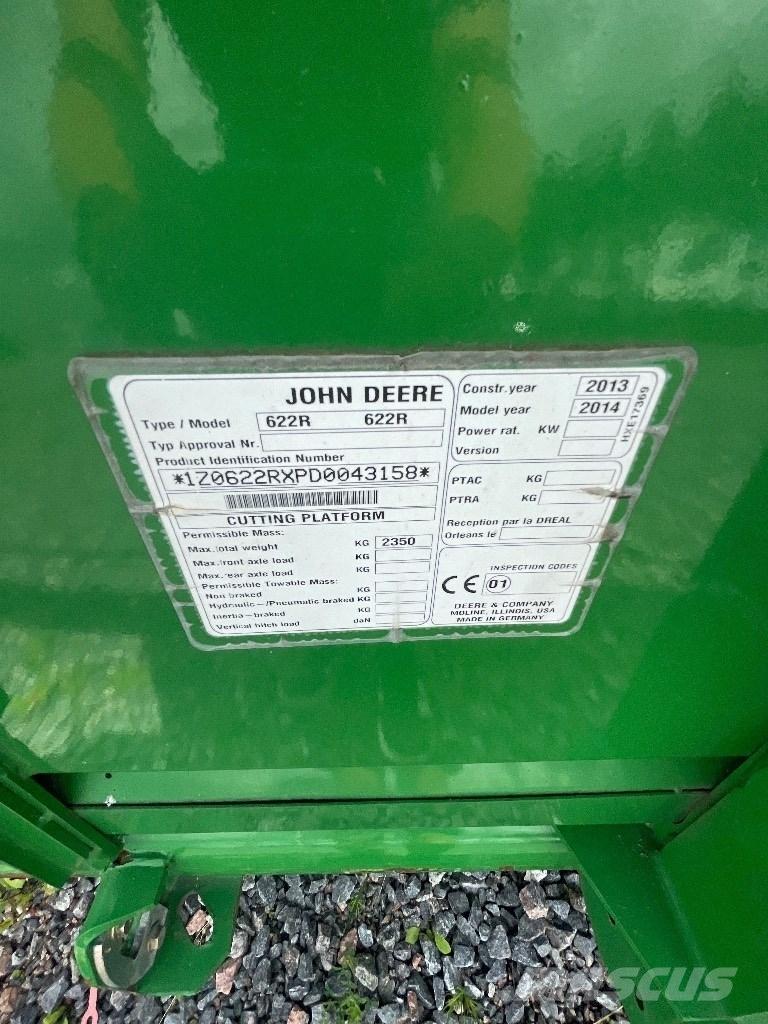 John Deere 622R Глави за комбайн