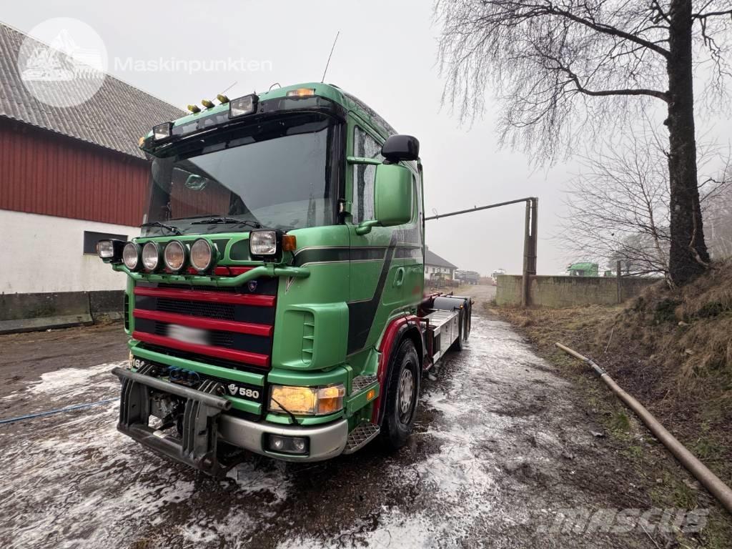 Scania R 164-580 Камиони с кран с кука