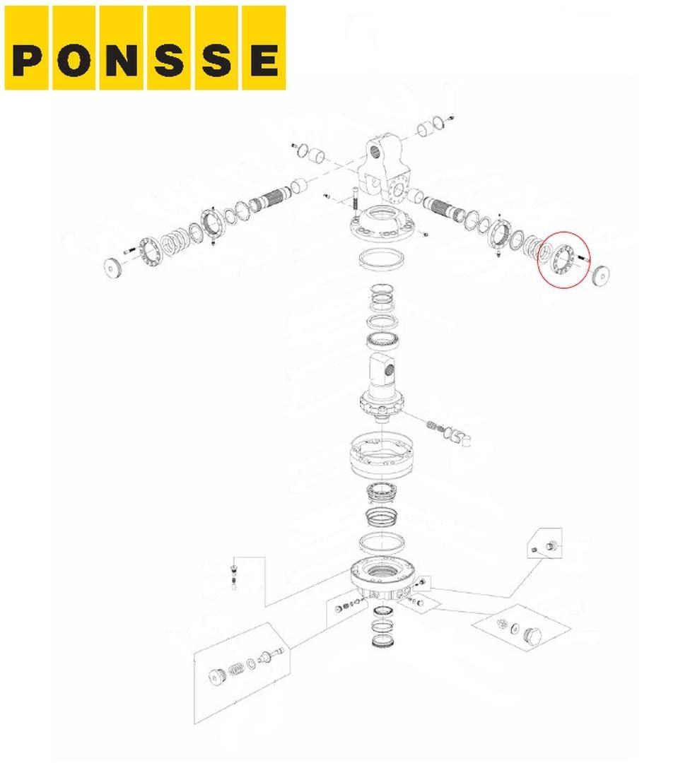 Ponsse 0060881 Претоварващи кранове