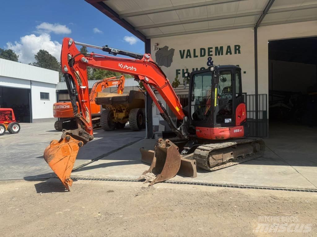Kubota U 55-4, U55 Мини екскаватори < 7 т