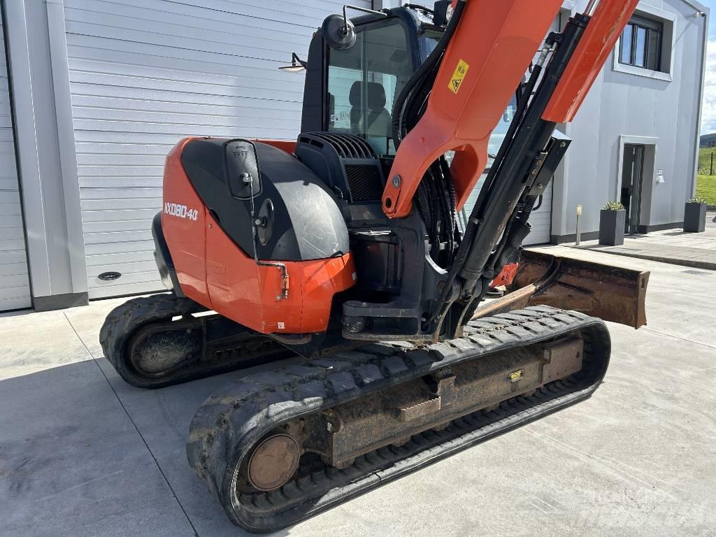 Kubota KX 080-4 Средни екскаватори 7т - 12т