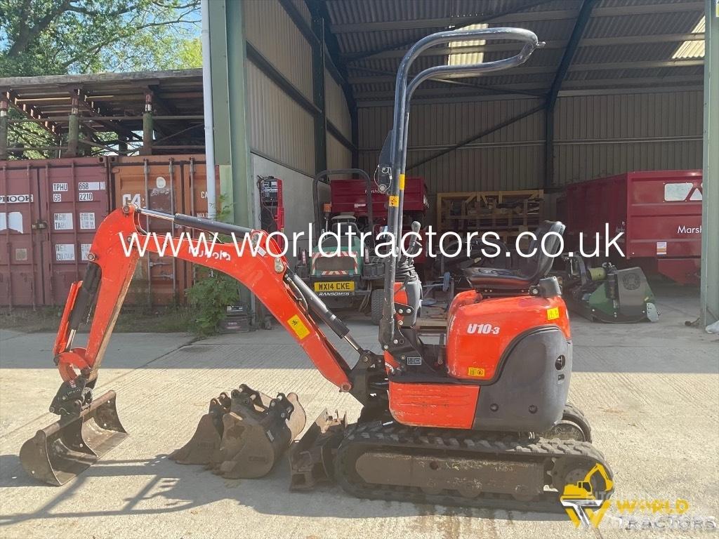 Kubota U 10-3 Мини екскаватори < 7 т