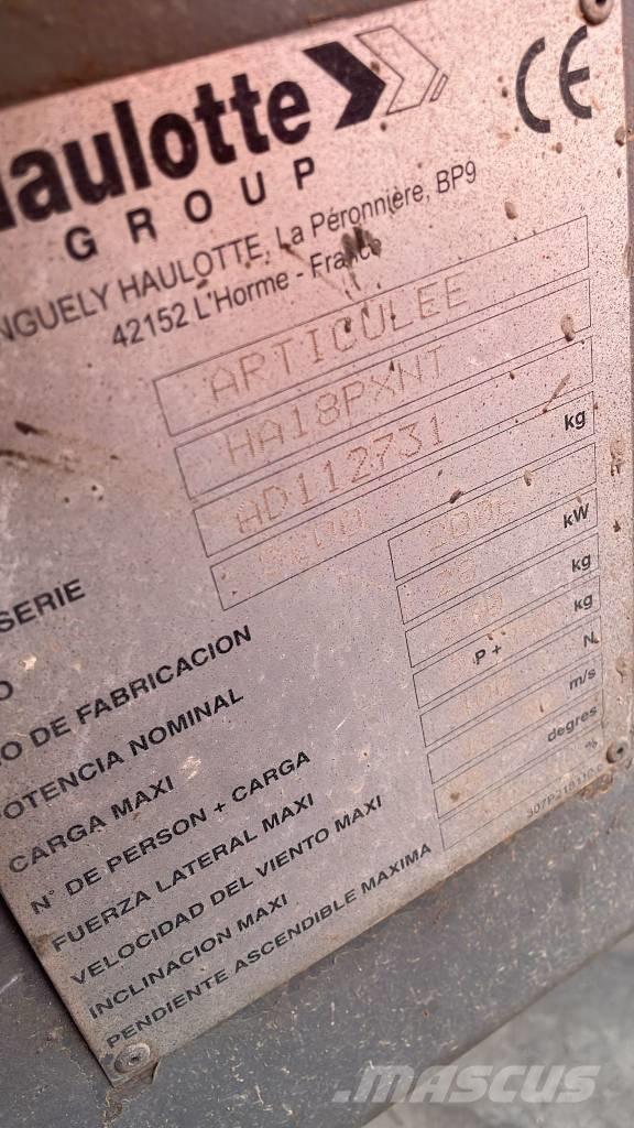 Haulotte HA 18 PX Съчленени стрелови подемници