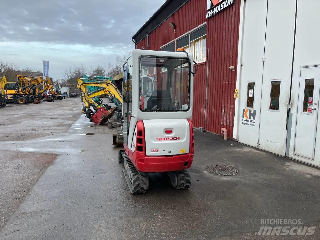 Takeuchi TB 216 Мини екскаватори < 7 т