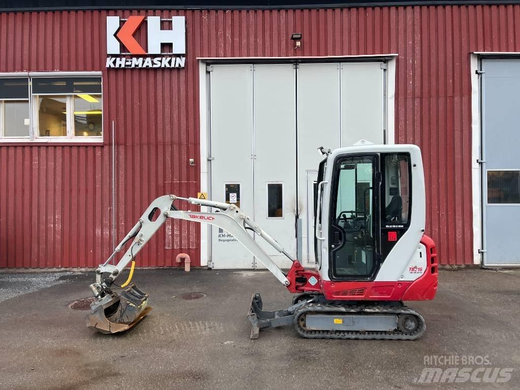 Takeuchi TB 216 Мини екскаватори < 7 т