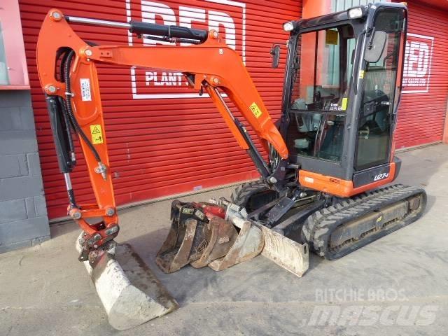Kubota U 27-4 Мини екскаватори < 7 т