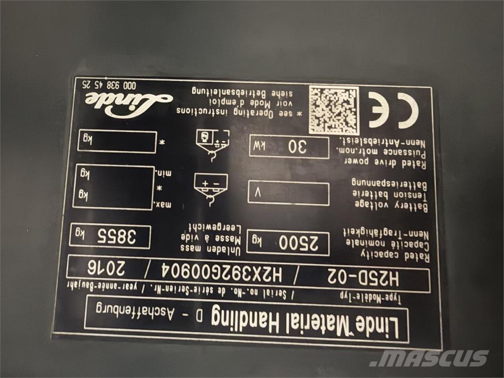 Linde H25D-02 Дизелови камиони