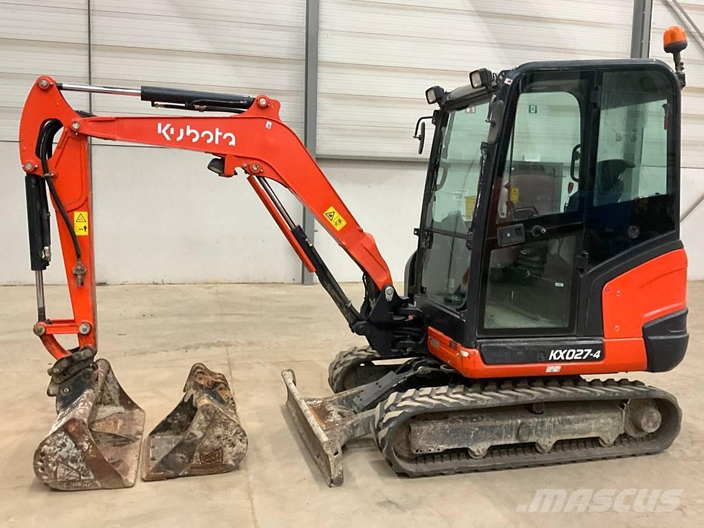 Kubota KX 027-4 Мини екскаватори < 7 т