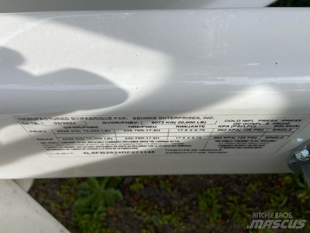 Behnke 8X24TPT-20E Други ремаркета