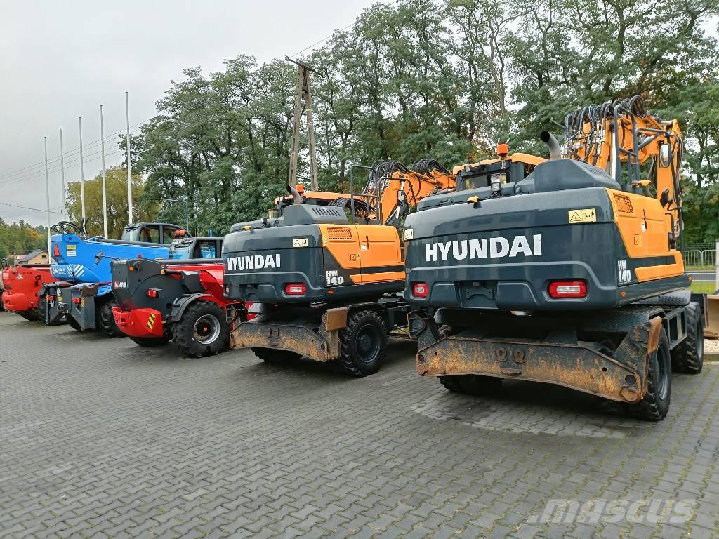 Hyundai HW140 Колесни екскаватори