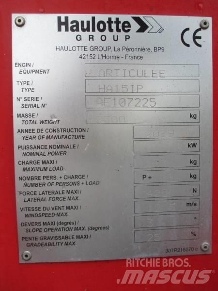 Haulotte HA 15 IP Съчленени стрелови подемници