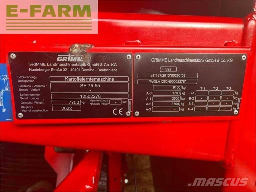 Grimme se 75-55 sb Комбайни за картофи и копачи