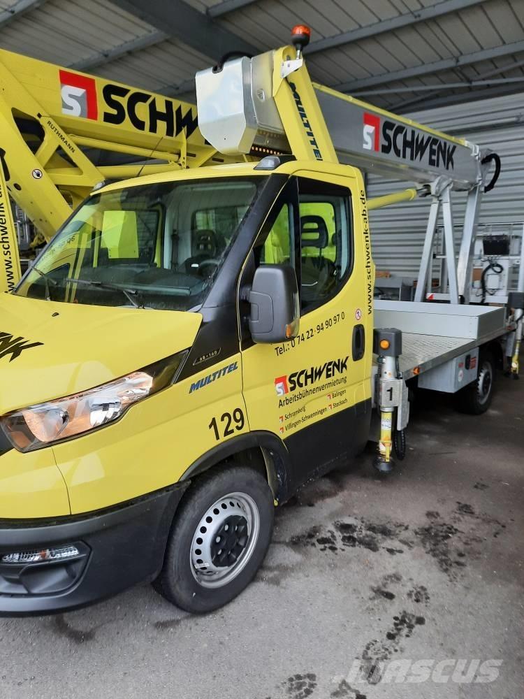 Multitel MJE 250 3.5 Моторизирани платформи с талига