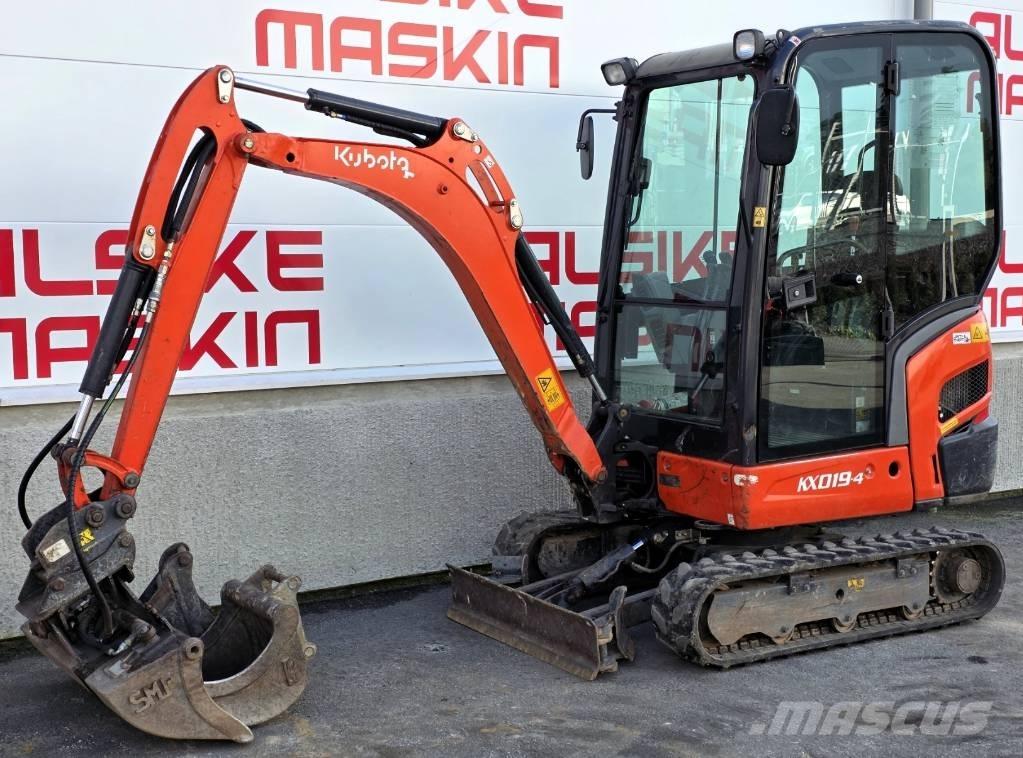 Kubota KX 019-4 Мини екскаватори < 7 т