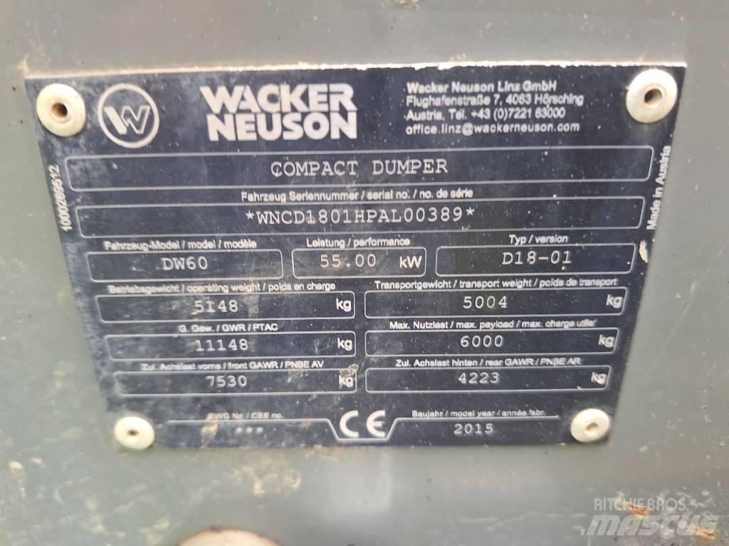 Wacker Neuson DW 60 Странични самосвали