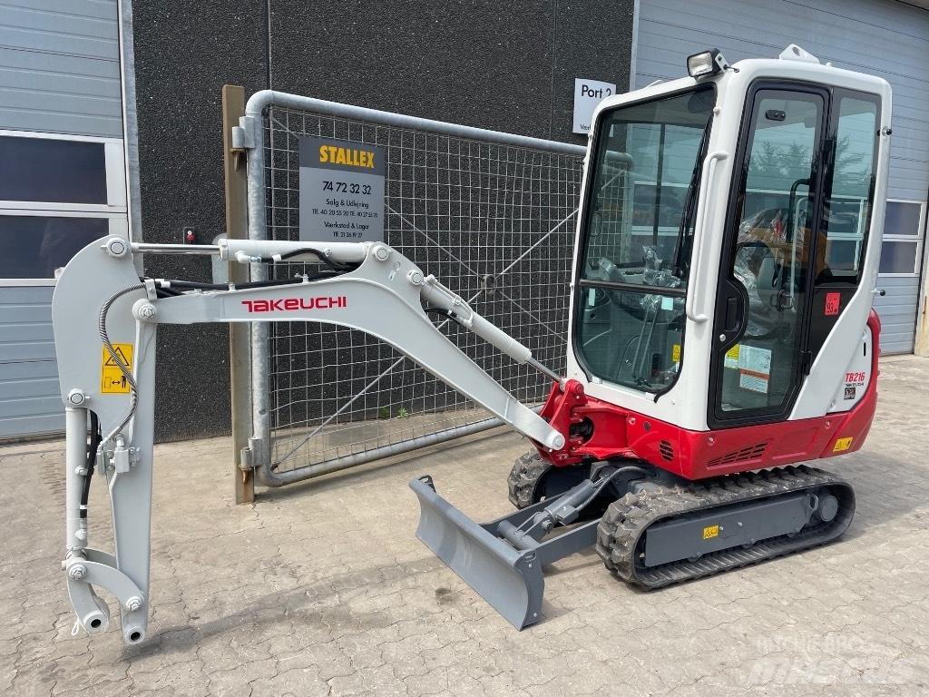Takeuchi TB216 Мини екскаватори < 7 т