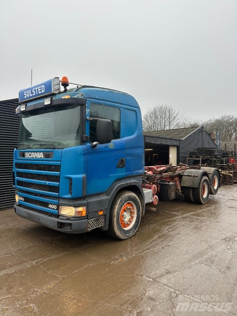 Scania 124 Камиони с кран с кука