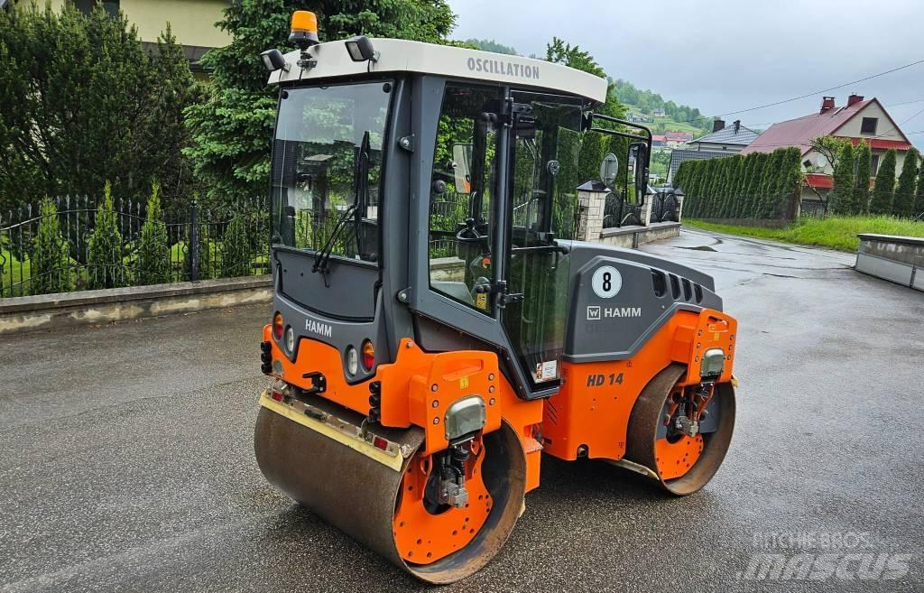 Hamm hd 14 vo Двойни барабанни ролки
