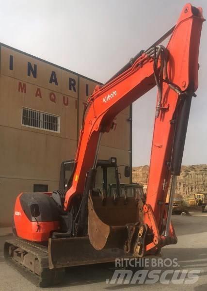 Kubota KX080-4 Средни екскаватори 7т - 12т