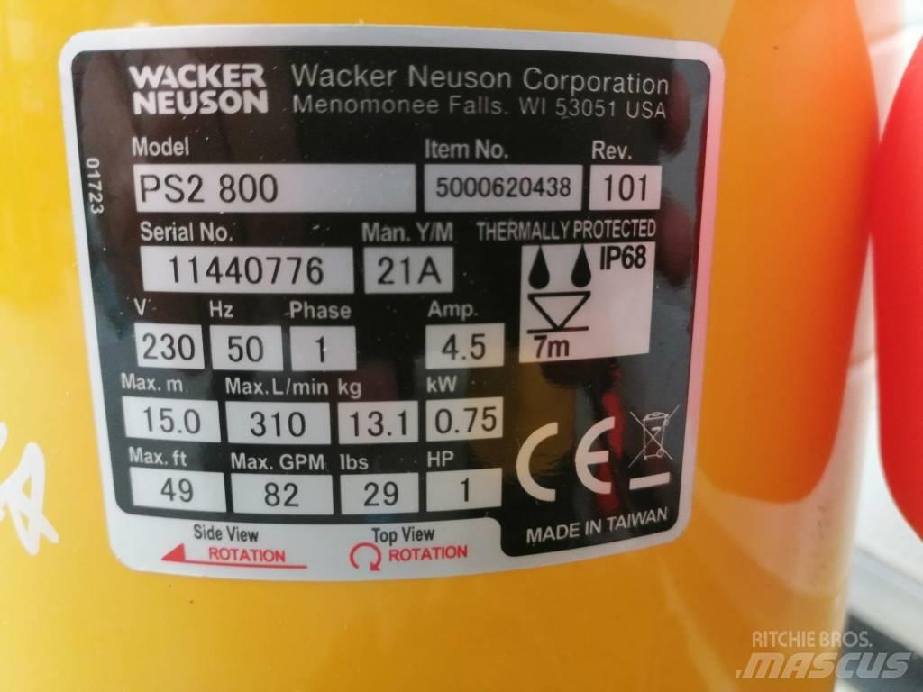 Wacker Neuson PS2800 Водни помпи
