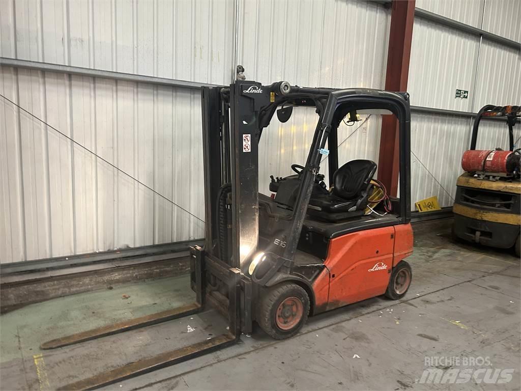 Linde E16P-01 Електрически вилични кари-повдигачи
