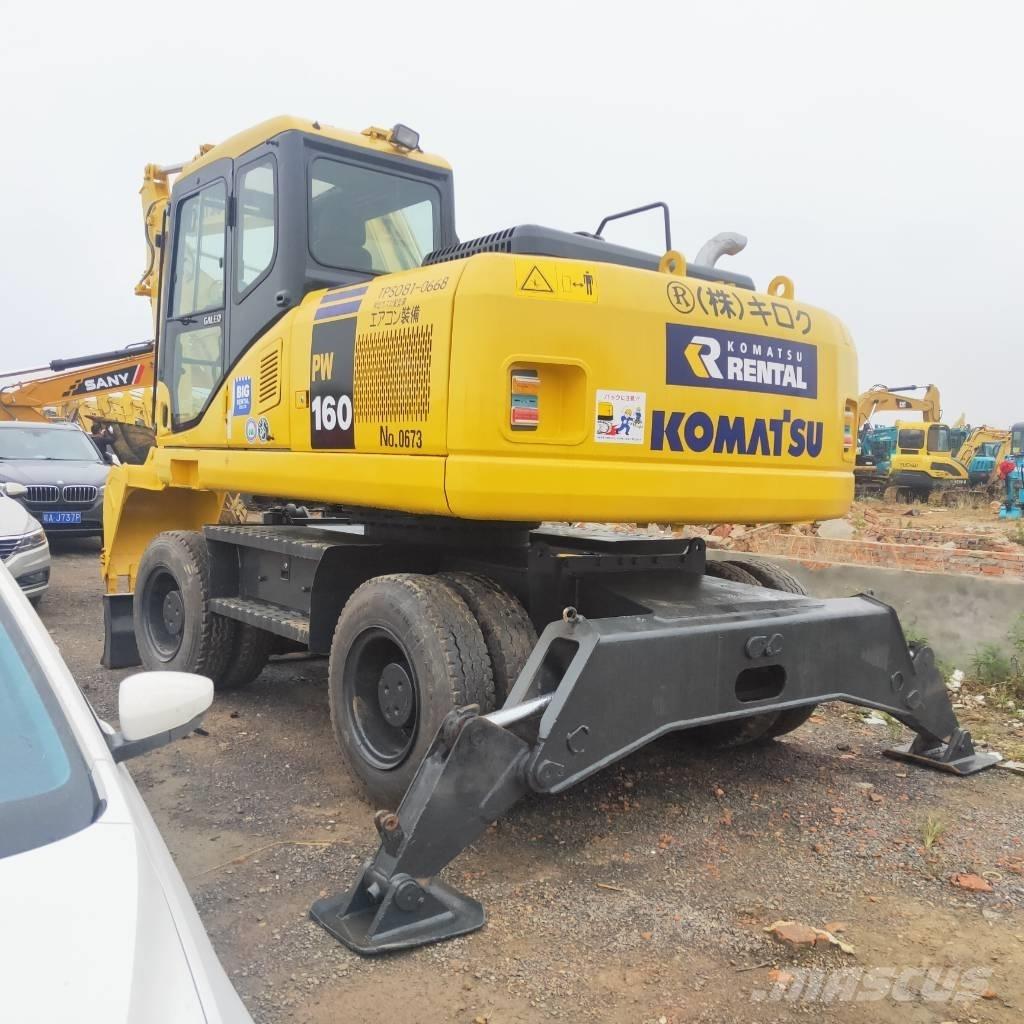 Komatsu PW160W-7 Колесни екскаватори