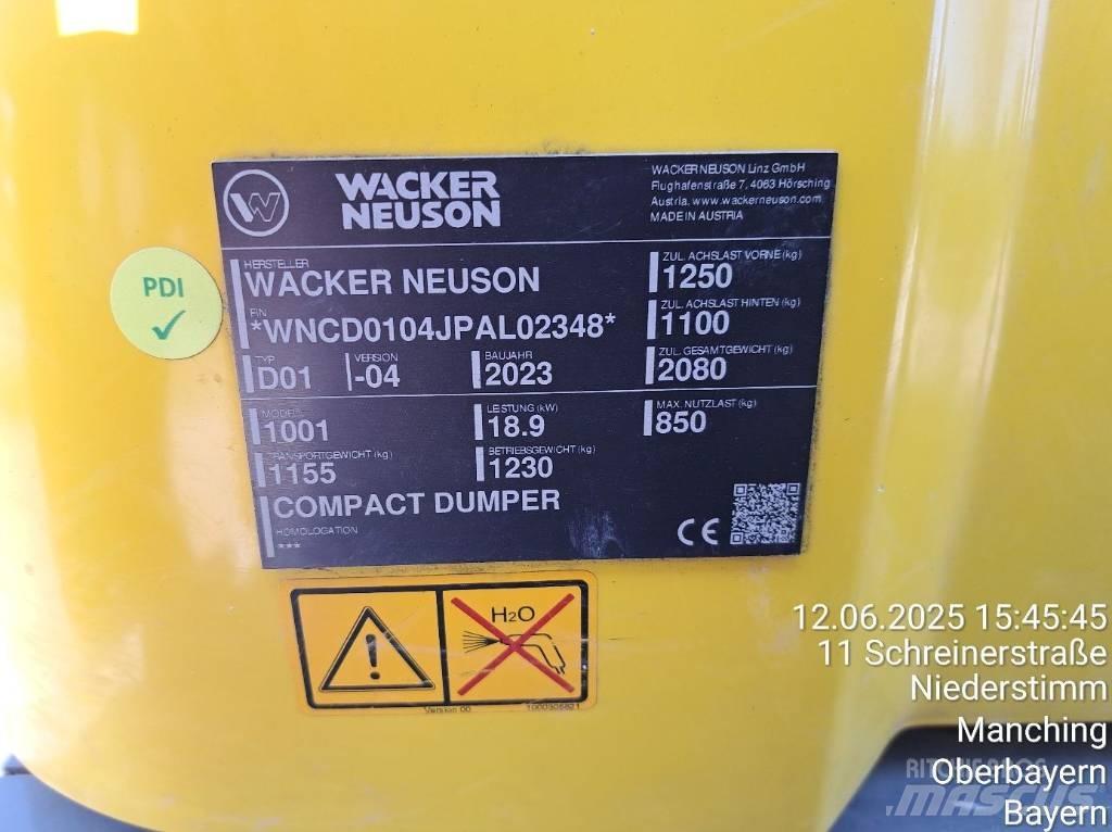Wacker Neuson 1001 Странични самосвали