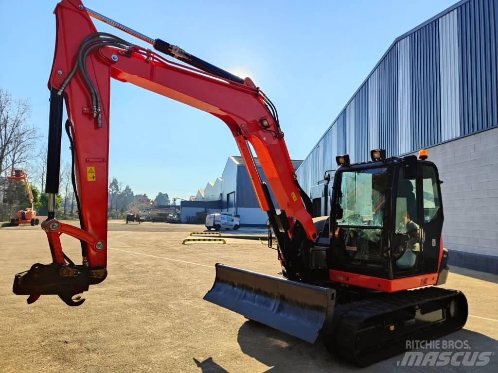 Kubota KX080-4a2 Средни екскаватори 7т - 12т