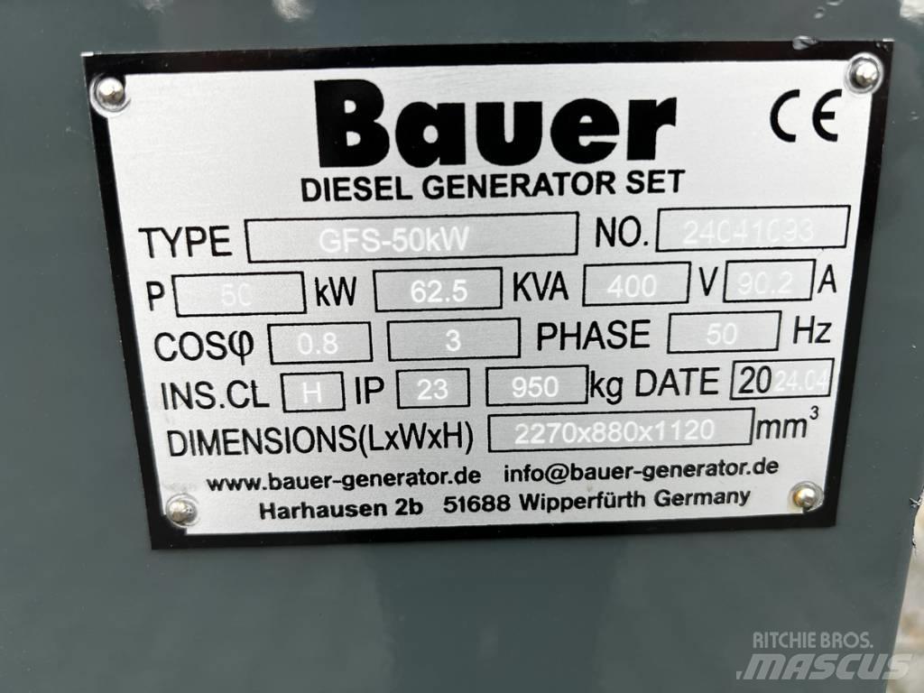 Bauer 69 KVA Дизелови генератори
