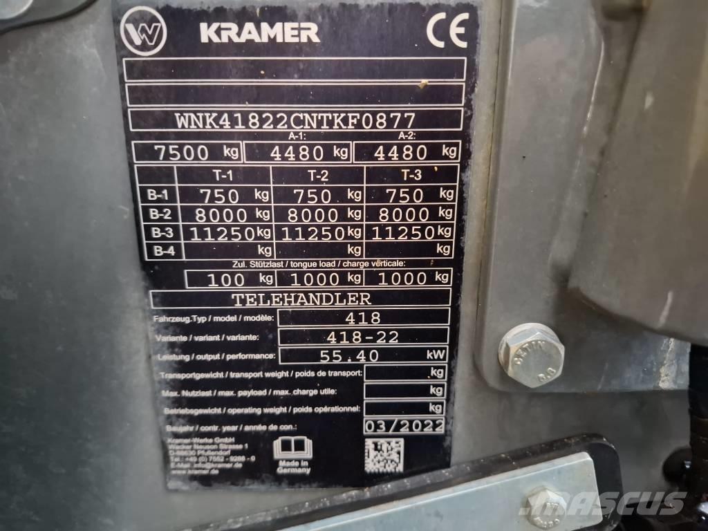 Kramer-allrad 2706 Телескопични челни товарачи
