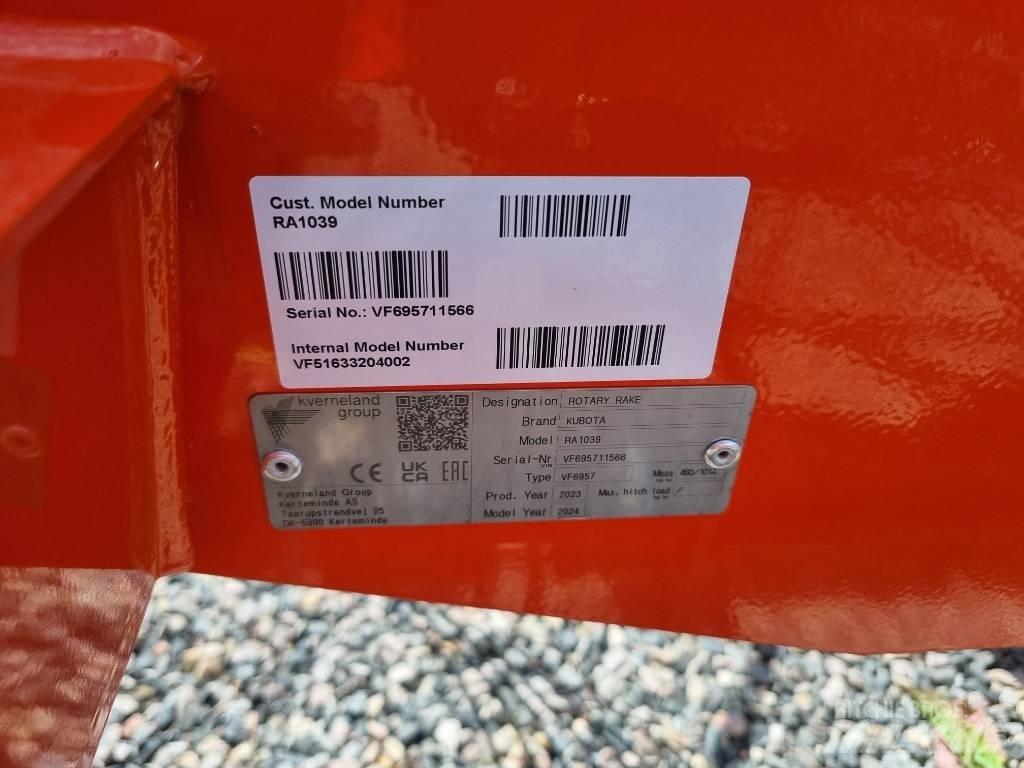 Kubota RA 1039 Уиндроуърс/Косачки за сено и др.
