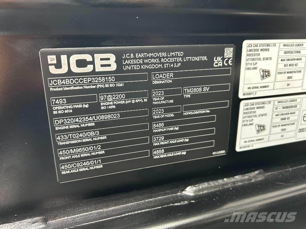 JCB TM280S Телескопични товарачи за селското стопанство