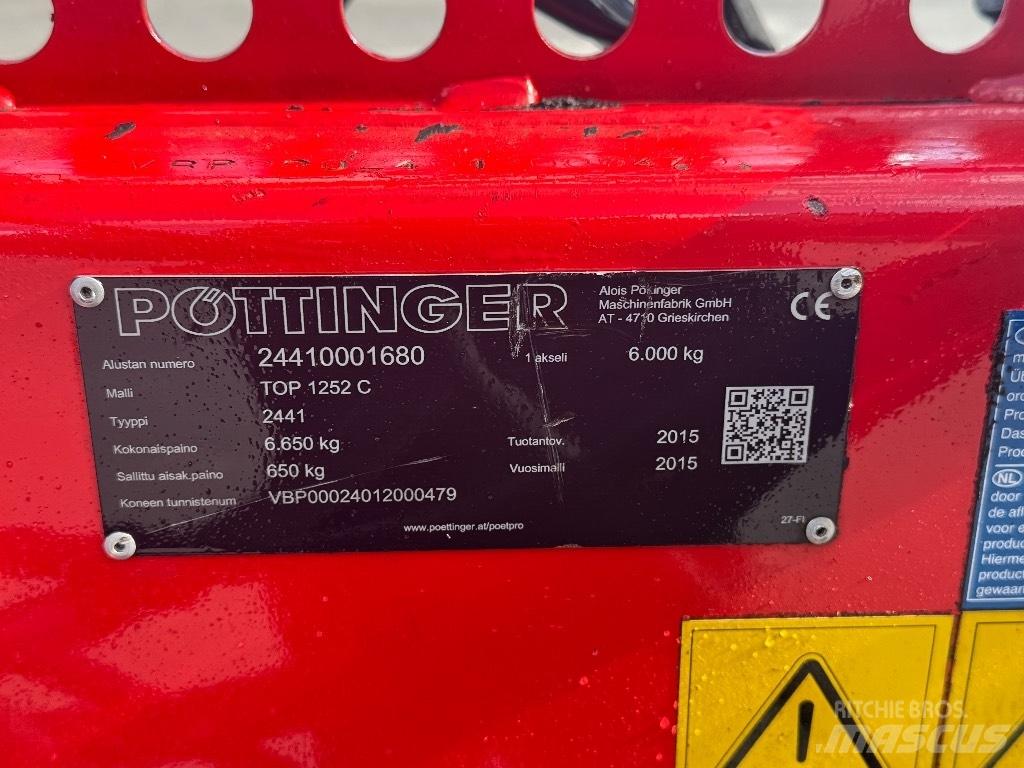Pöttinger Top 1252 C Уиндроуърс/Косачки за сено и др.
